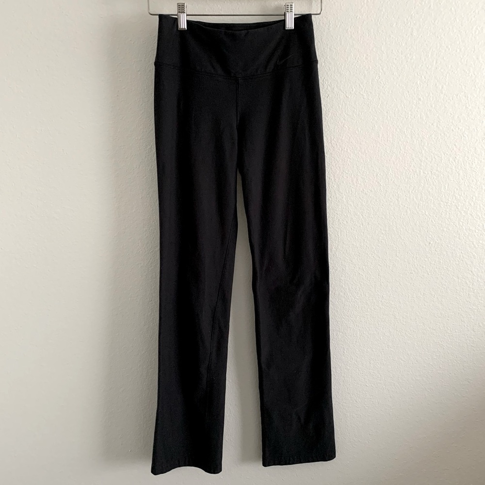 Nike black Dri-Fit straight leg pants